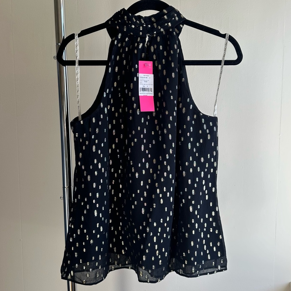 NWT Lilly Pulitzer Donita Halter Top Size 8